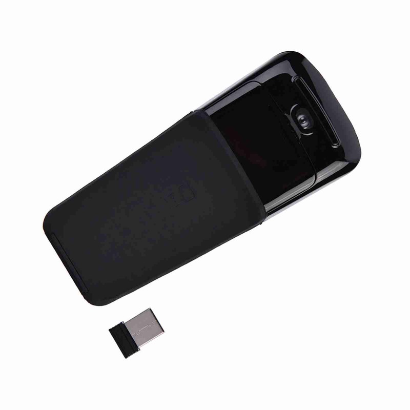 2.4GHz Foldable Wireless Arc Touch Mouse Mice USB Receiver For