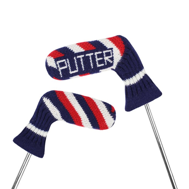 Scott Edward Blue Red Ripples Golf Blade Putter Cover, 1