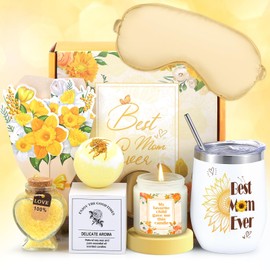 Gifts for Mom, 7PCS Mom Birthday Gifts, Christmas Gifts for Mom, Relaxing Spa Self Care Gifts Basket for Mom, Gifts Mother in Law, Unique Mother's Day Gift Ideas, Mom Christmas Gifts from Daughter Son