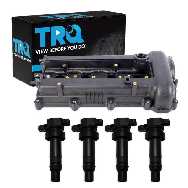 TRQ Ignition Kit Ignition Coil Valve Cover Compatible with 2010-2011