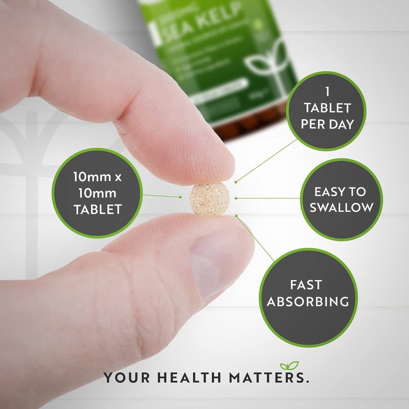 Nutravita Sea Kelp 2000mg - Natural Source of Iodine -