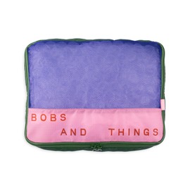 ban.do Getaway Polyester and Mesh Packing Cube Set, Includes 4 Foldable Luggage Organizers in Various Sizes, Bits and Bobs