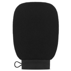 Valitic Exfoliating Glove - Body Scrubber Exfoliator Mitt for Use at Shower or Bath - Exfoliating Body & Face Dead Skin Remover - Korean Style Exfoliating Women & Men Washcloth -Single Black