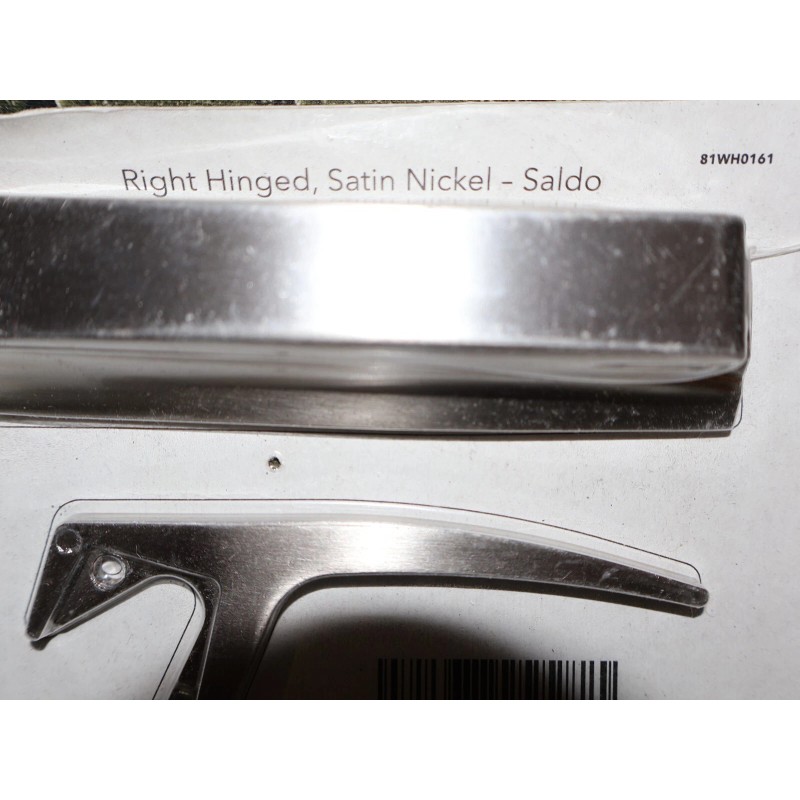 Pella New PELLA CASEMENT HRDW SALDO Right Hinge Satin Nickle