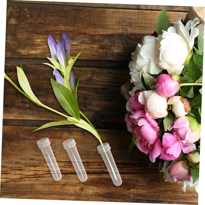 CIYODO 20pcs Floral Water Tubes for Flower Arrangement Portable Hydration
