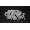 Luomorgo 23mm/0.91 inch Length White Plastic Curtain Track Carrier Glide