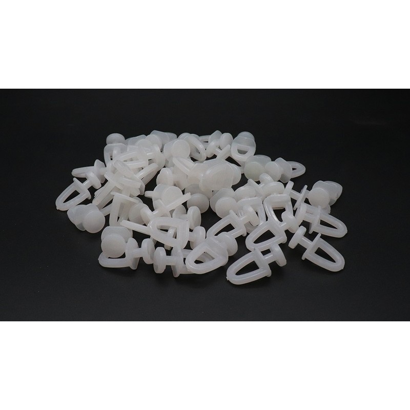 Luomorgo 23mm/0.91 inch Length White Plastic Curtain Track Carrier Glide