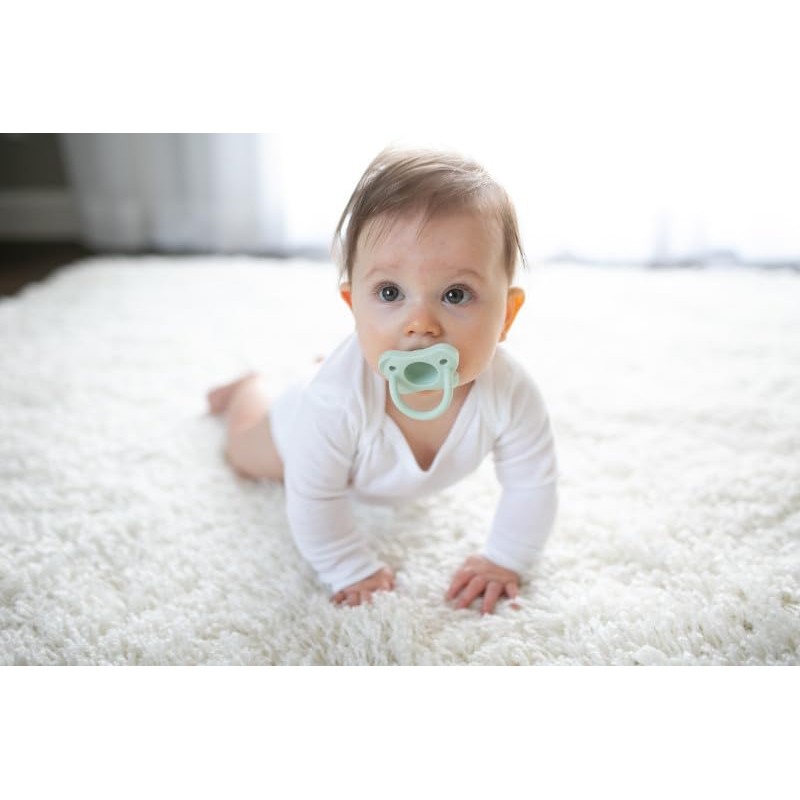 Dr. Brown's HappyPaci™ Chupón 100% silicona, paquete de 2, el
