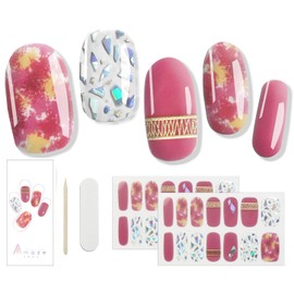 AMAZE Amaze Relasil Gel Nail Seal, Gel Nail Seal, Hardening Type, Gel Nail Color, Nail Seal, Color Gel, Easy Nail, Easy Nail Cure, Just Stick Cure, Home Nail Popular Design (Pink Passion) (TF1-026)