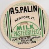 Milk Bottle Cap - A. S. Palin - Newport Vermont, VT - SEALED WITH CELLOPHANE