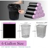 6 Gallon Trash Bags, Small Drawstring Kitchen Garbage Bag Strong