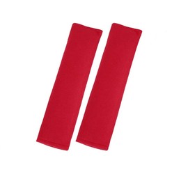 Namvo 2 x Car Seat Belt Pads Red Car Seat Belt Pad Seat Belt Protector Comfort Car Harness Pads Luggage Shoulder Pads for Adults