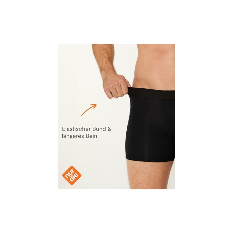 Nur Die Men's Boxer Shorts Bamboo Soft Breathable Flexible Underpants