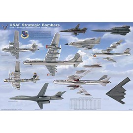 Feenixx USAF Strategic Bombers - Educational Poster - 36" x 24"