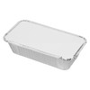 Tala 10A60133 Heavy Duty Foil Containers with Lids, Silver, 20cm