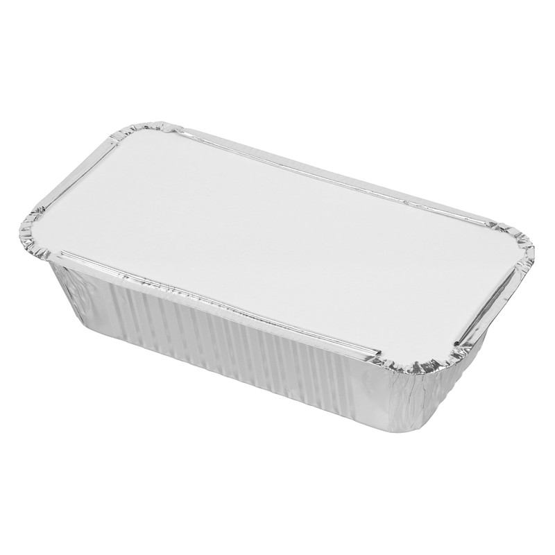Tala 10A60133 Heavy Duty Foil Containers with Lids, Silver, 20cm