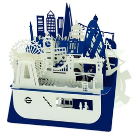 London - Silhouart 3D Card - Santoro