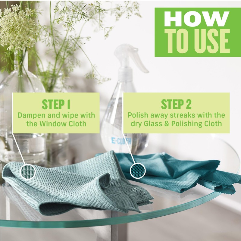 E-Cloth Window Cleaning Cloth - Eco Packaging - Glass Cleaning