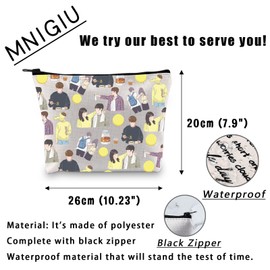 MNIGIU OBS Kdrama Inspired Cosmetic Bag Kdrama Lover Gift Korean Drama Fan Gift Kdrama Culture Makeup Bag, Korean Drama Bag 1