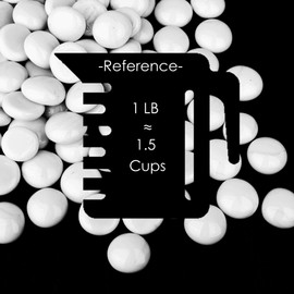 CYS EXCEL White Glass Flat Gemstone Vase Fillers (1 LB) | Flat Aquarium Marble Beads | Decorative Mosaic Glass Gem Pebbles Approx. 85~100 PCS