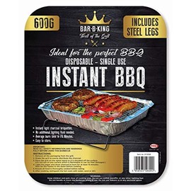 PMS 910058 Bar-b-king Instant Bbq With Steel Legs | 1pc. Accessory, Silver