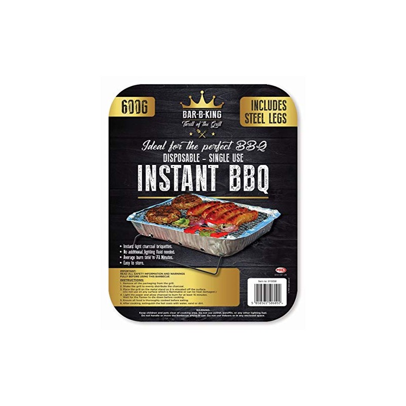 PMS 910058 Bar-b-king Instant Bbq With Steel Legs | 1pc.