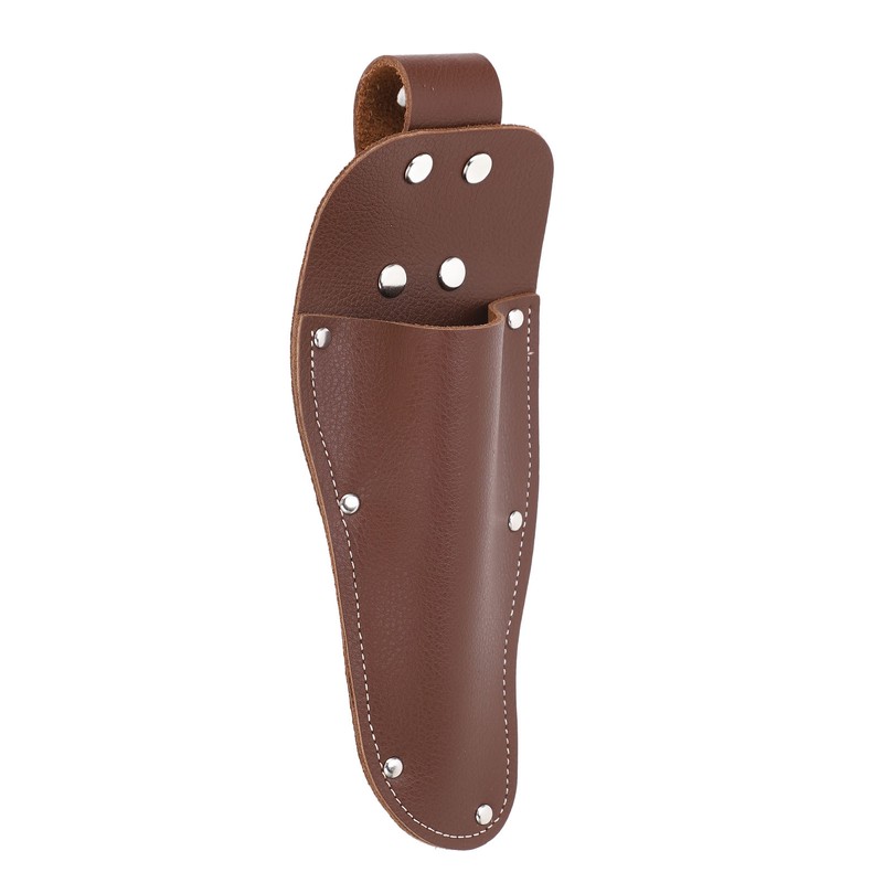 Pliers Holder Pruner Sheath Cowhide Belt Hanging Pouch for Gardening