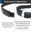 RedBee ID Card Holder with Safety Breakaway Lanyard for Neck