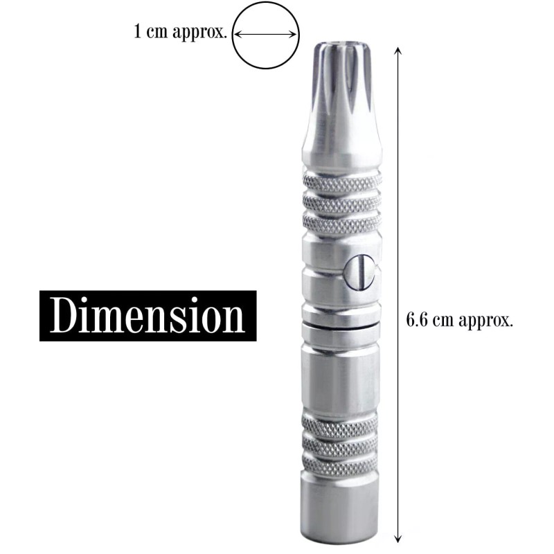 Haryali London Men's Travel Nose Ear Hair Clipper Trimmer Stainless