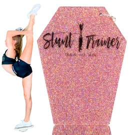 Pink Stunt Trainer – Cheerleading Flyer Balance Board for Stunt Practice | Improve Core Strength, Stability & Body Control | Compact Training Tool for Flyers of All Levels