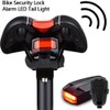 Bike Tail Light USB Rechargeable Smart Bike Tail Light Wireless