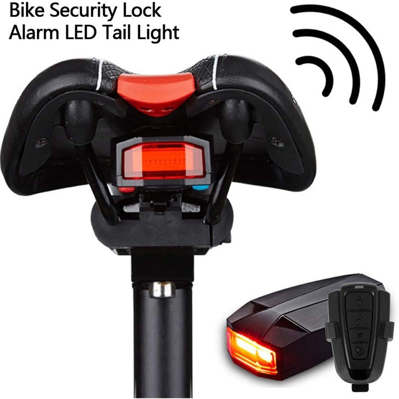 Bike Tail Light USB Rechargeable Smart Bike Tail Light Wireless
