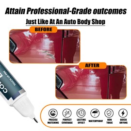 PRV/NRV Delmonico Red Velvet Red Pearl Touch Up Paint for Jeep, Car Paint Pen Scratch Repair Two-In-One Touch Up Paint, Premium Car Scratch Remover for Deep Scratches