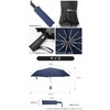 Lad Weather Men's Folding Umbrella, Large 47.2 inches (120 cm),