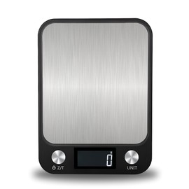 JONPHE Digital Kitchen Scale with LCD Display, Batteries Included, Perfect for Meal Prep, Cooking, and Baking, 7 Units with Tare Function