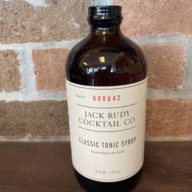 JACK RUDY Cocktail Co Small Batch Tonic 17 oz 503 ml Gin & Rudy Handcrafted