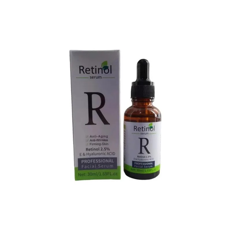 Sérum Retinol 2.5% Heblee con Vitamina E y Ácido Hialurónico