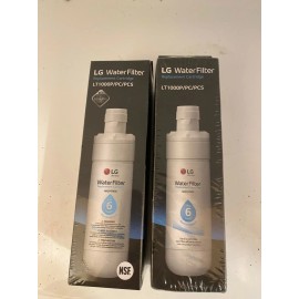 LG TWO [2]  LG LT1000P/PC/PCS  Refrigerator Water Filter  NEW  OEM