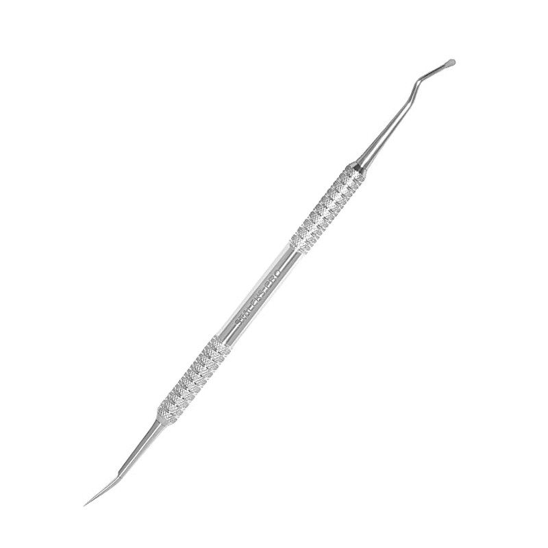 STALEKS PRO by Natury Nails Pedicurette, Two-Pronged Curette: Half Sphere