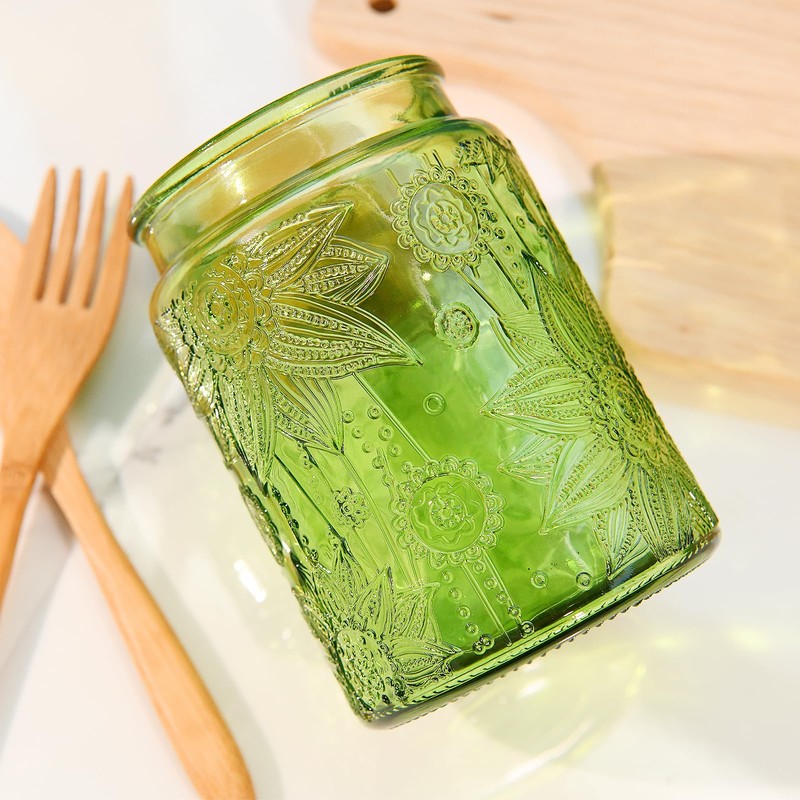 Custde Glass Storage Jars With Airtight Lid, 23.7oz Canister For