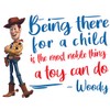 Vinyl Wall Decal: Being There for A Child is The