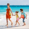 MUYIZI Beach Mesh Bag Beach Shell Bags for Holding Beach