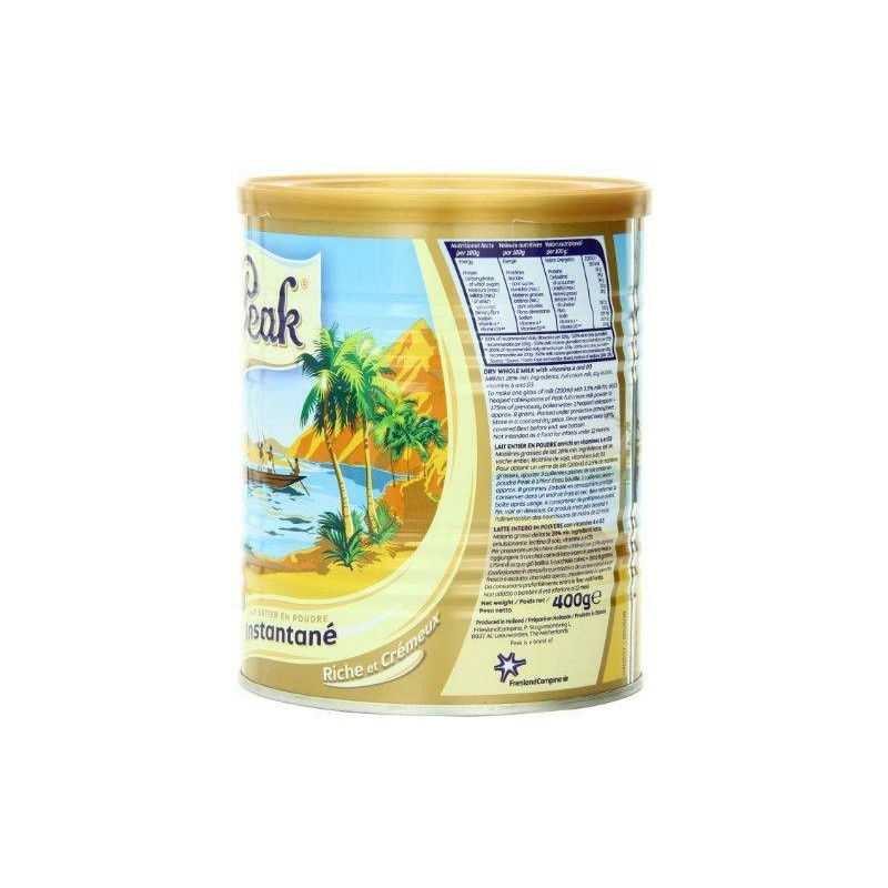 Peak Instant Full-Cream Dry Whole Milk Powder, 400-Grams