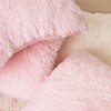 Sienna Fluffy Shaggy Pack of 2 x Cushion Covers 45