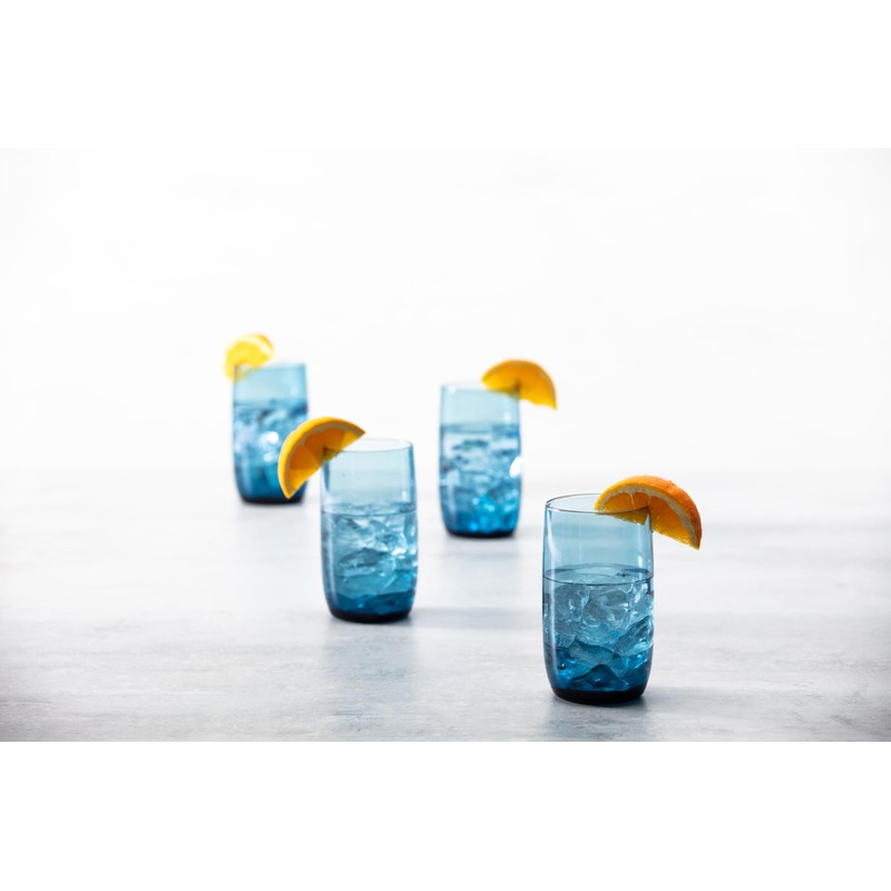 Fortessa Gala Glass, 19 Ounce Iced Beverage (Set of 4),