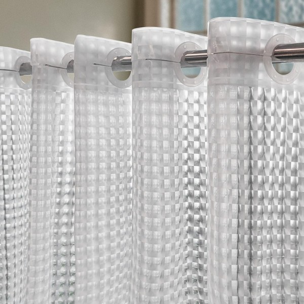 No Hook Shower Curtain or Liner - 8G Heavy Duty