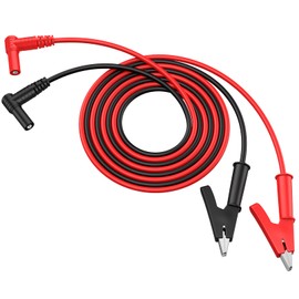 Proster Multimeter Test Leads 4mm Banana Plug to Alligator Clip Test Cable Electronic Test Leads 15A 1000V Multimeter Leads 1M for Electrical Testing