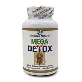 Amazing Natural Mega Clean Detox 600 mg 100 VegiCaps Dietary Supplements