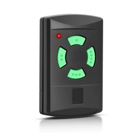 Wvoillty 26.975 MHz Garage Door Remote Control, Hand Transmitter Compatible with Remote Control Hormann HSM4-26.975, HSM2-26.975, HS2-26.975, DHM02-26.975, Green Button 4 Channels