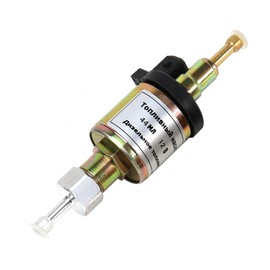 Inscrip Air Diesel Parking Oil Fuel Pump, 44ml/68ml 12N/24N 1-8Kw Car Upgrade Ultra-low Noise Air Diesel Parking Heater Fuel Pump for Eberspacher Airtronic Webasto Heaters (12V 44ml)